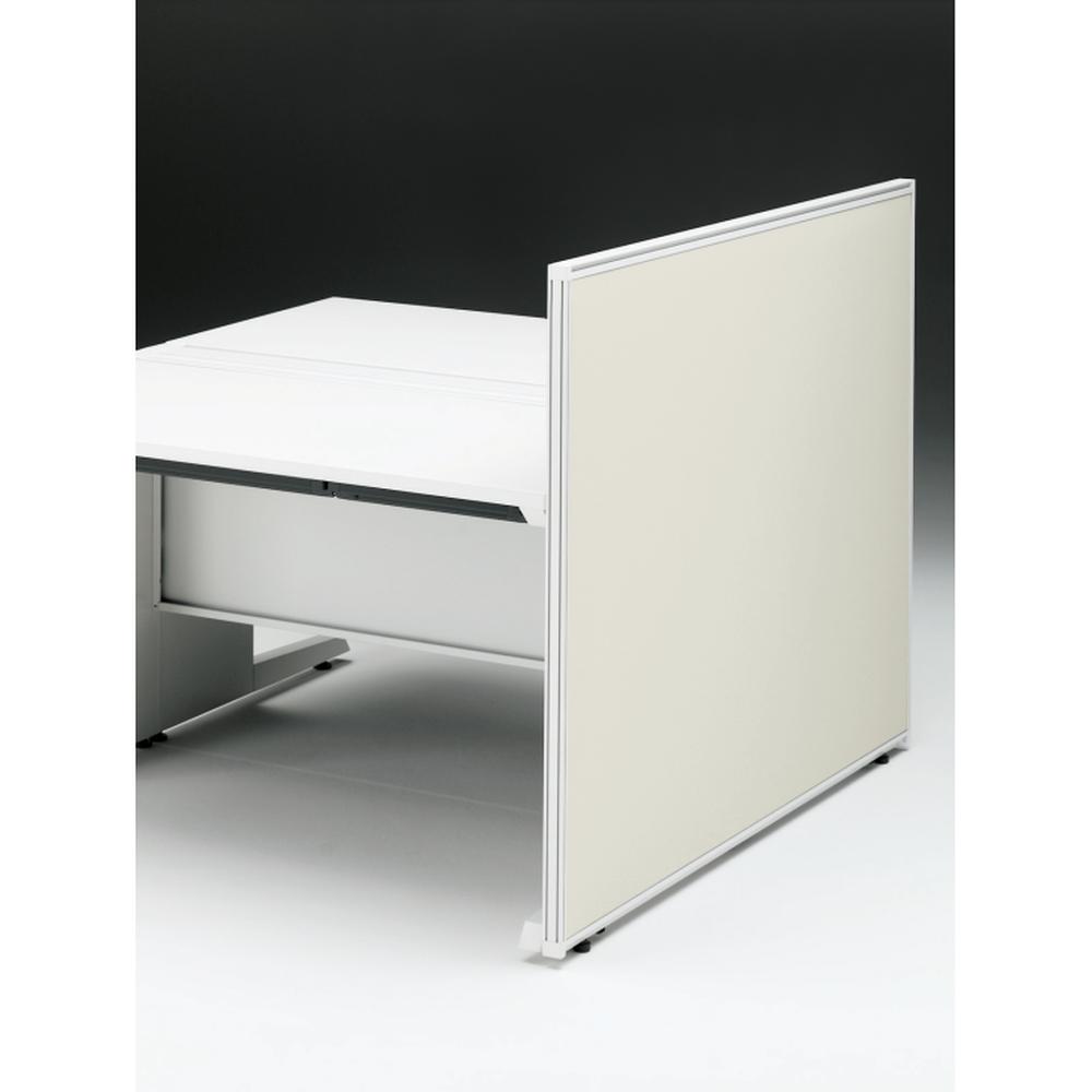 CZRデスク エンドロングパネル 両面 D1400用 机上320 布地FR CZR-140XHR9H9W9 ［W9×W9×エクリュベージュ］