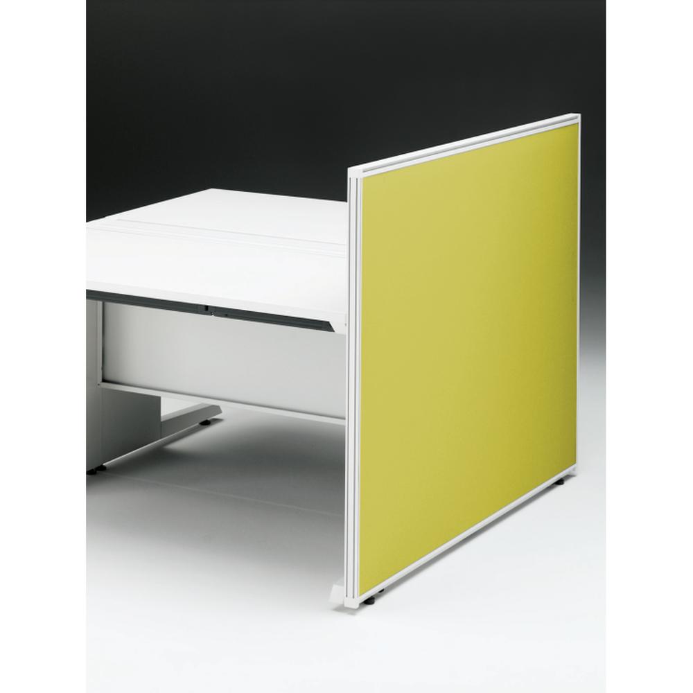 CZRデスク エンドロングパネル 両面 D1400用 机上320 布地FR CZR-140XHR9L9W9 ［W9×W9×セージグリーン］