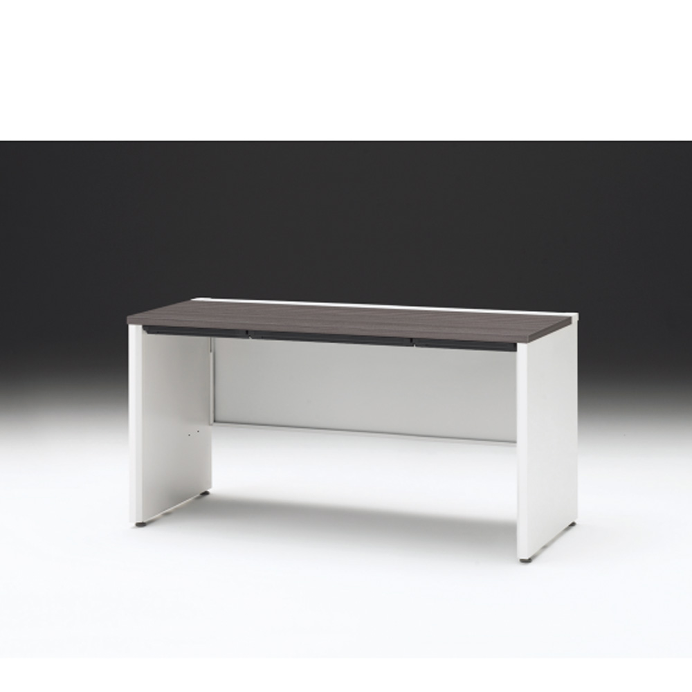 CZRデスク 平机 CZR-146HAPC-981 浅型センター引出し付 パネル脚 W1400× D600 [ 本体: ホワイトW・天板: 81 / アッシュドオークD]