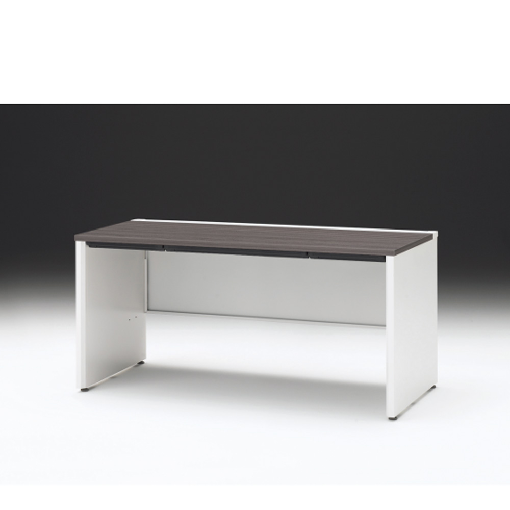 CZRデスク 平机 CZR-157HAPC-981 浅型センター引出し付 パネル脚 W1500× D700 [ 本体: ホワイトW・天板: 81 / アッシュドオークD]