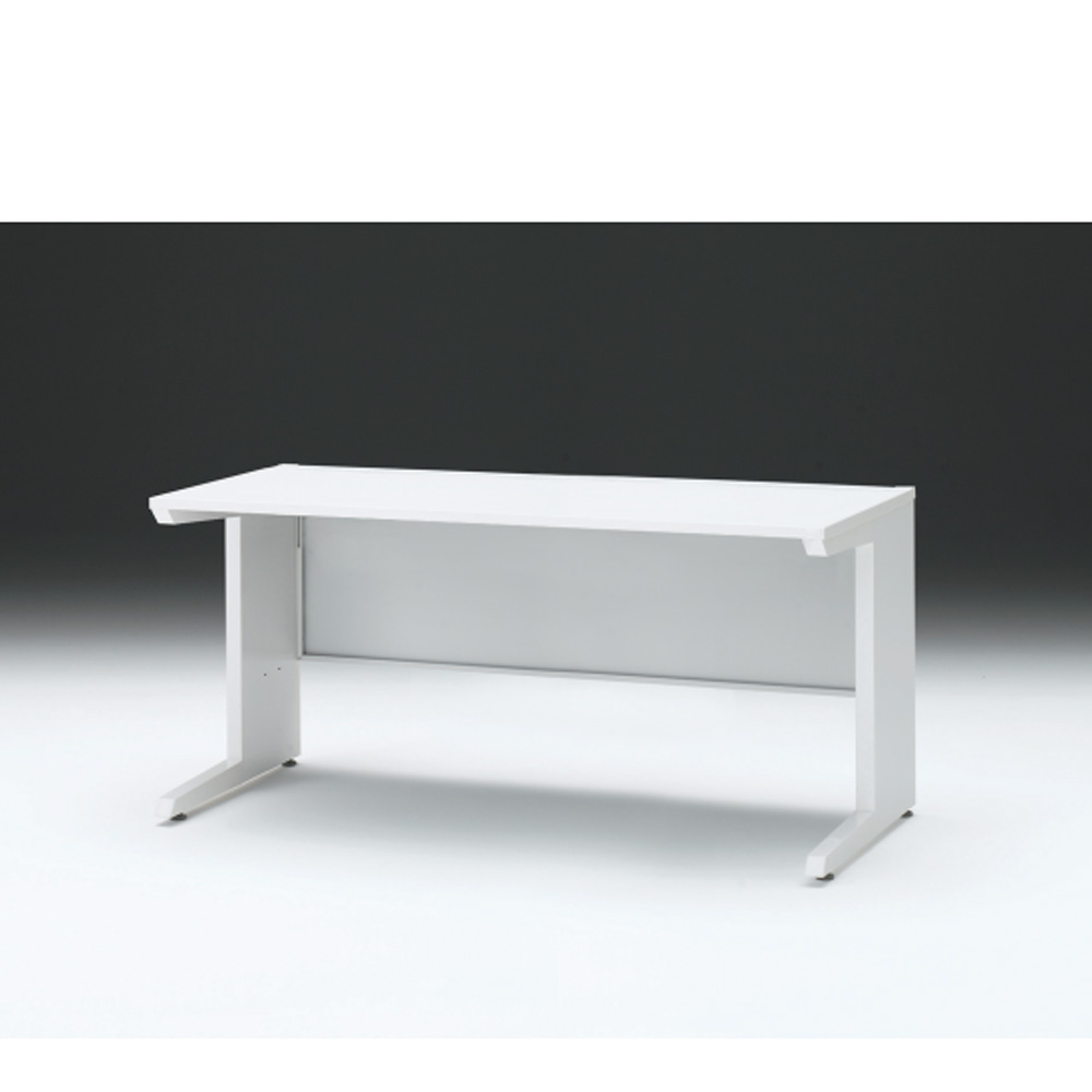 CZRデスク 平机 CZR-157JAC-9W9 センター引出しなし L脚 W1500× D700 [ 本体: ホワイトW・天板: W9 / ホワイトW]