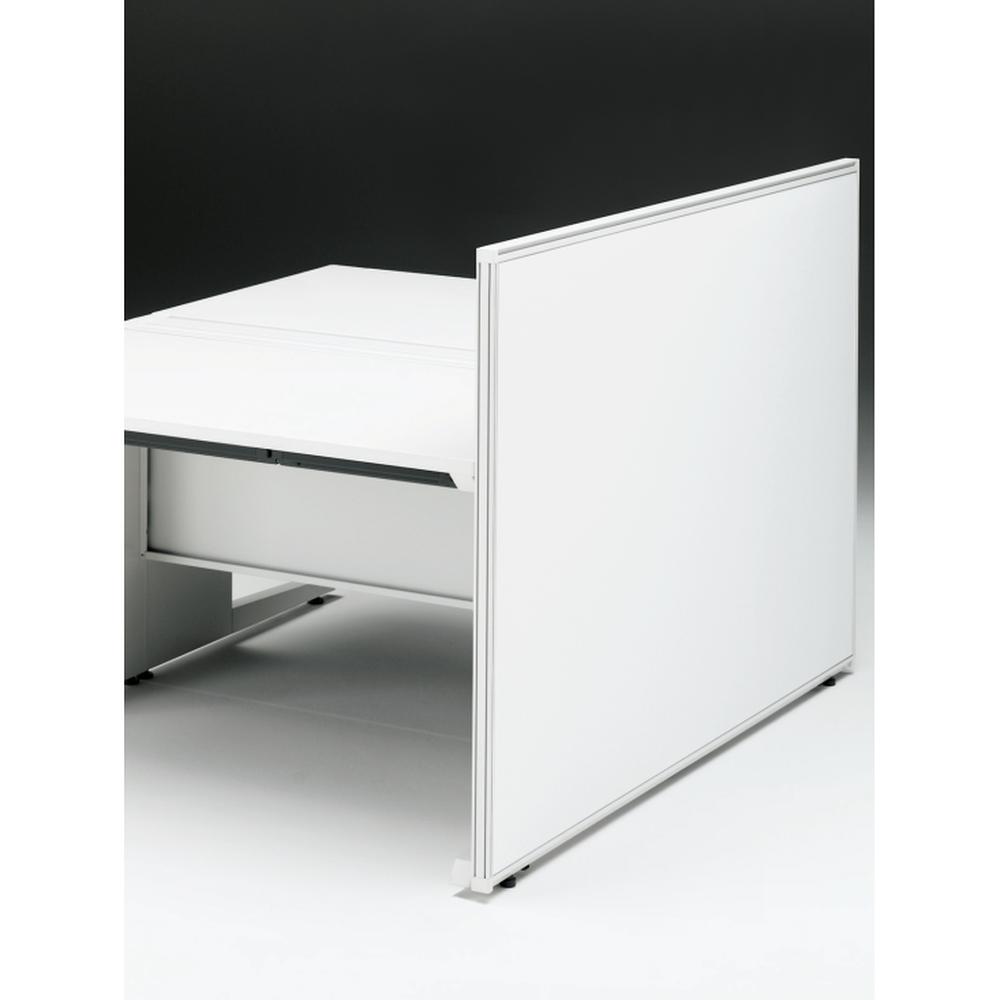 CZRデスク エンドロングパネル 両面 D1600用 机上320 スチール CZR-160XHF9W9W9 ［W9×W9×ホワイト］