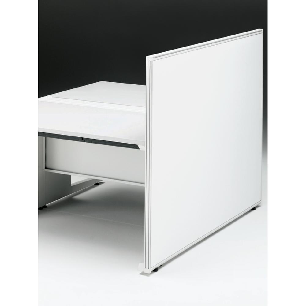 CZRデスク エンドロングパネル 両面 D1600用 机上450 スチール CZR-161XHF9W9W9 ［W9×W9×ホワイト］