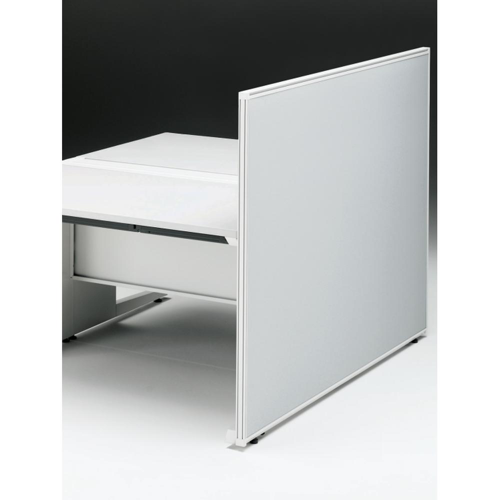 CZRデスク エンドロングパネル 両面 D1600用 机上450 布地FR CZR-161XHR9C6W9 ［W9×W9×ライトグレー］