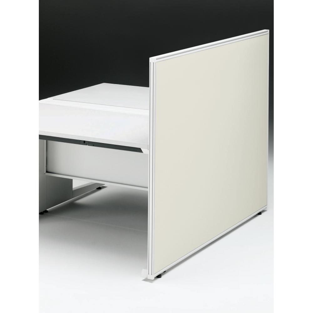 CZRデスク エンドロングパネル 両面 D1600用 机上450 布地FR CZR-161XHR9H9W9 ［W9×W9×エクリュベージュ］