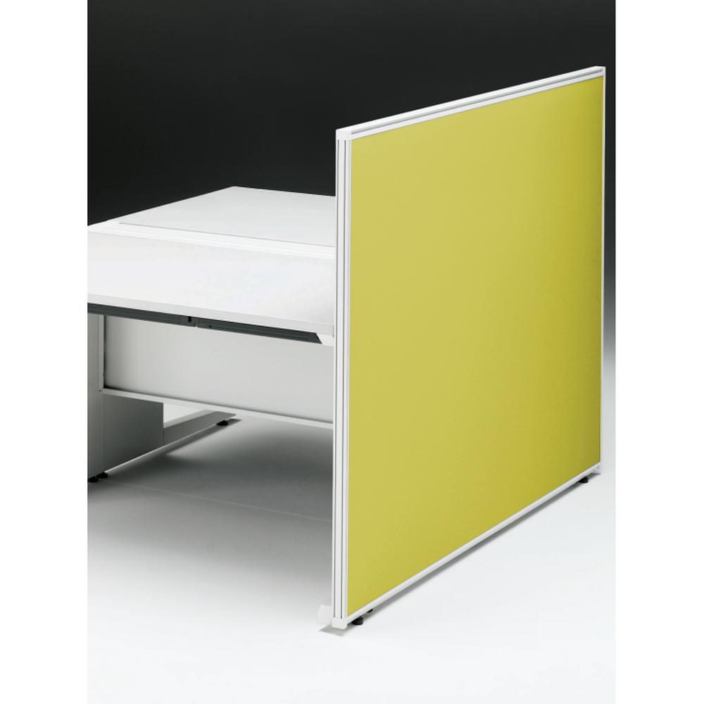 CZRデスク エンドロングパネル 両面 D1600用 机上450 布地FR CZR-161XHR9L9W9 ［W9×W9×セージグリーン］