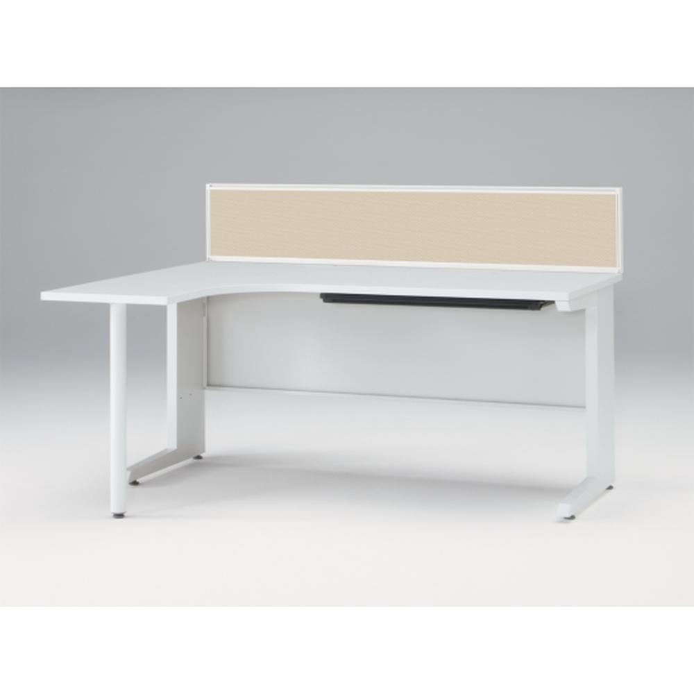 CZR Type S L型オペレーションデスク机上フロントパネル W1600用 机上320 布地C CZR-163KBC-9F6 ［W9×グレイッシュブラウン］