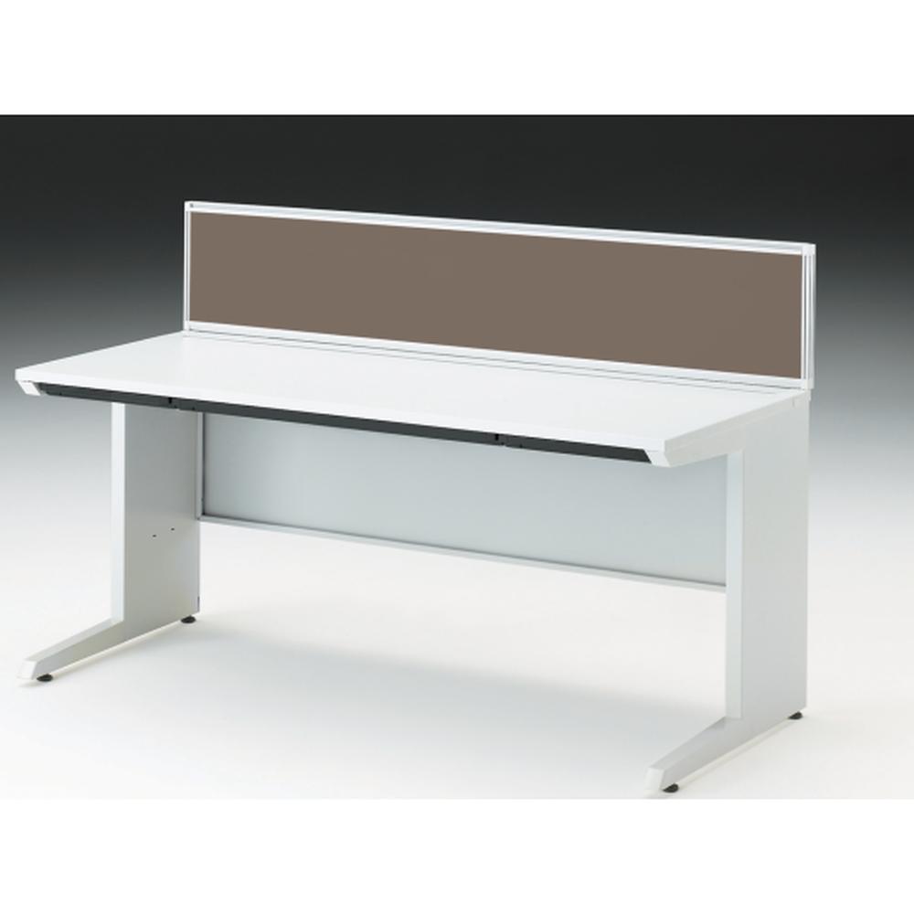 CZRデスク 机上フロントパネル W1600用 机上320 布地FR CZR-163WBR-9K3 ［W9×シュガーブラウン］