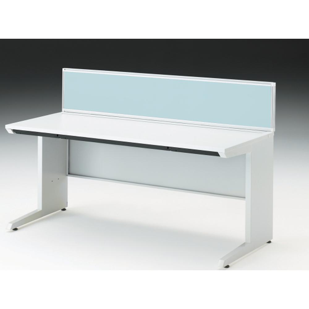 CZRデスク 机上フロントパネル W1600用 机上320 布地FR CZR-163WBR-9S4 ［W9×ターコイズブルー］