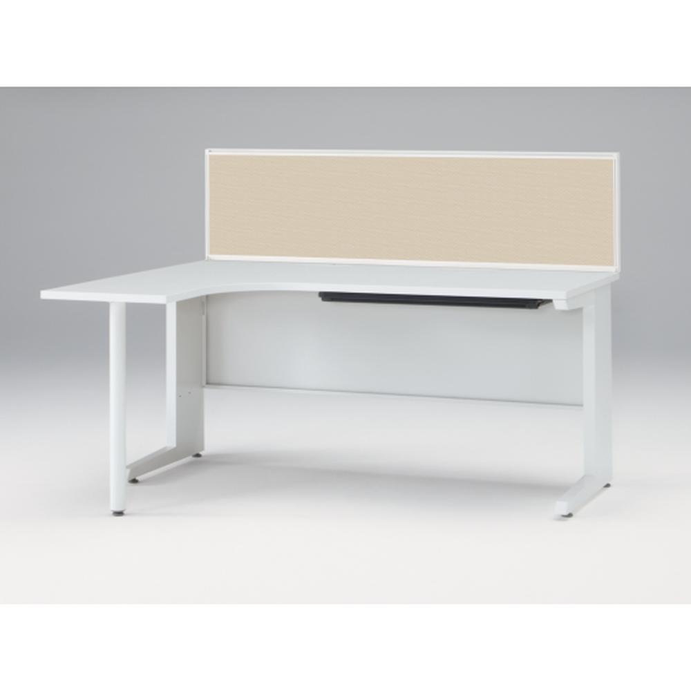 CZR Type S L型オペレーションデスク机上フロントパネル W1600用 机上450 布地C CZR-164KBC-9F6 ［W9×グレイッシュブラウン］