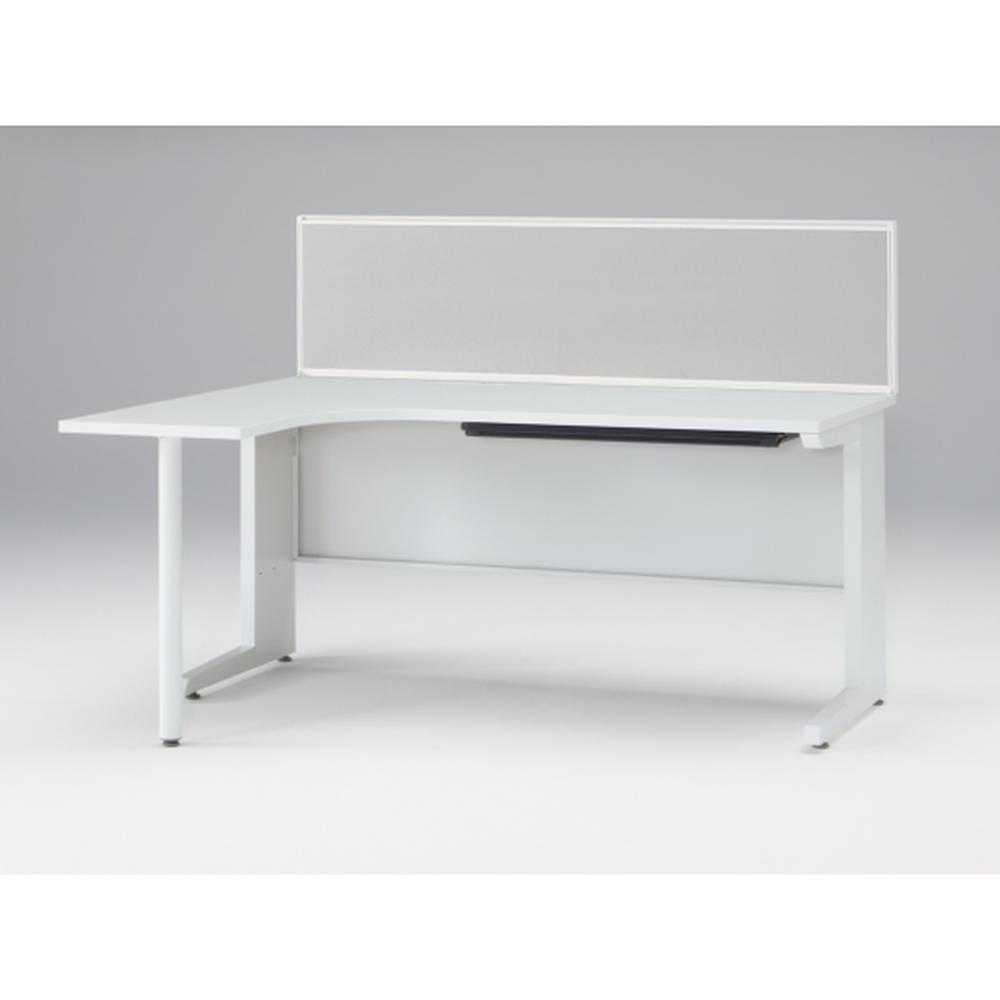 CZR Type S L型オペレーションデスク机上フロントパネル W1600用 机上450 布地FR CZR-164KBR-9C6 ［W9×ライトグレー］