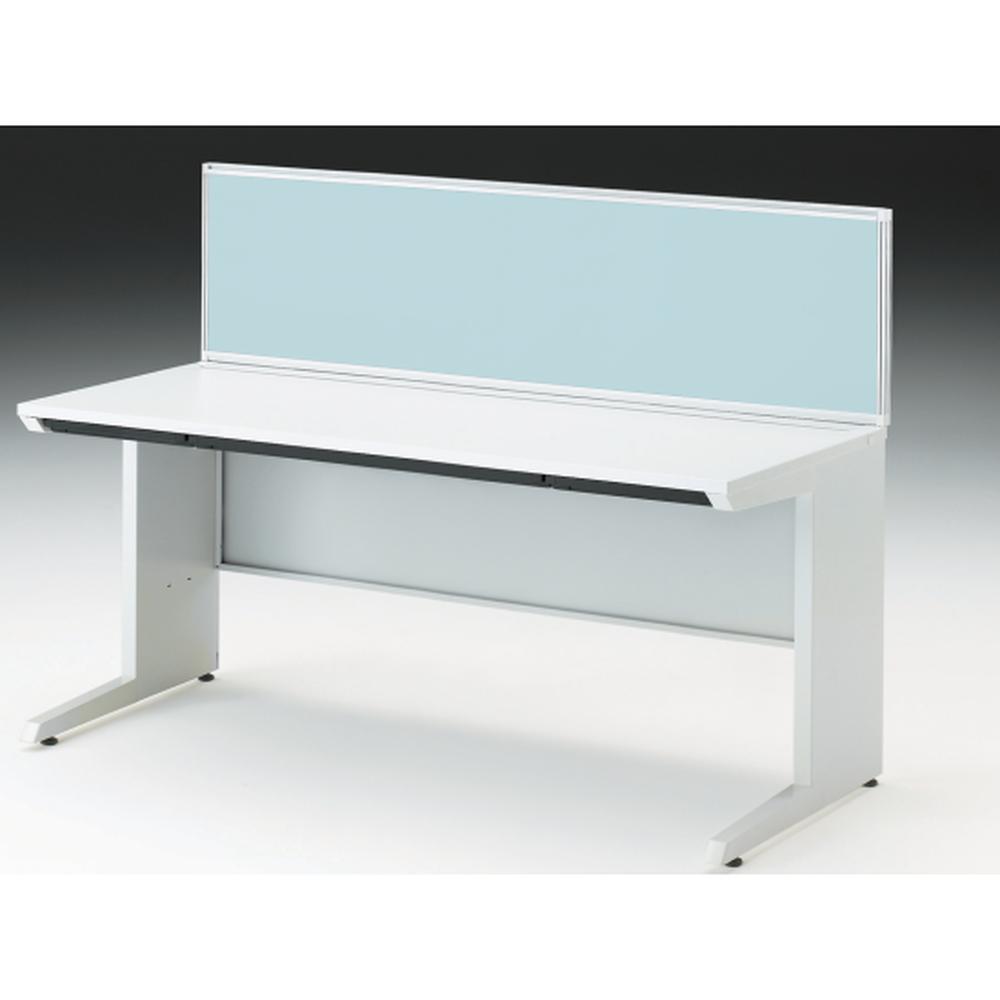 CZRデスク 机上フロントパネル W1600用 机上450 布地FR CZR-164WBR-9S4 ［W9×ターコイズブルー］