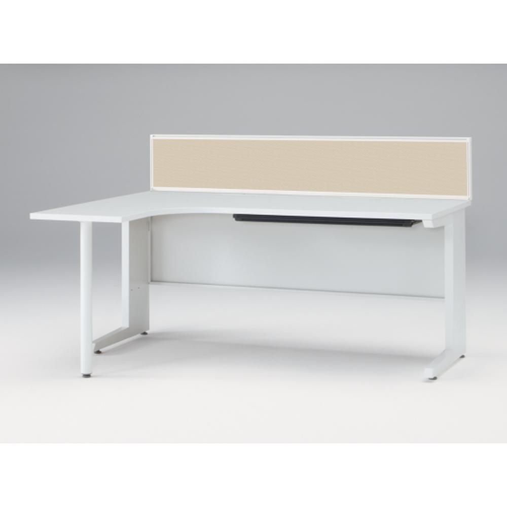 CZR Type S L型オペレーションデスク机上フロントパネル W1800用 机上320 布地C CZR-183KBC-9F6 ［W9×グレイッシュブラウン］