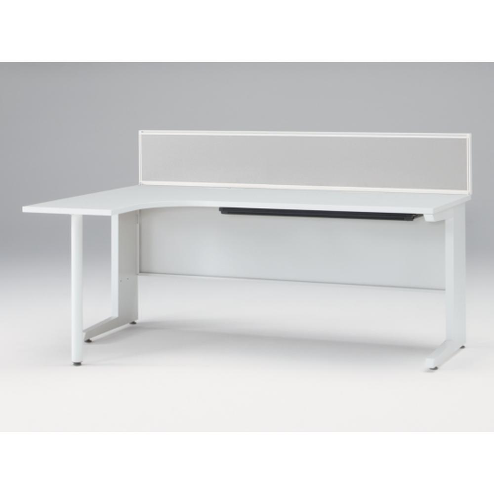 CZR Type S L型オペレーションデスク机上フロントパネル W1800用 机上320 布地FR CZR-183KBR-9C6 ［W9×ライトグレー］