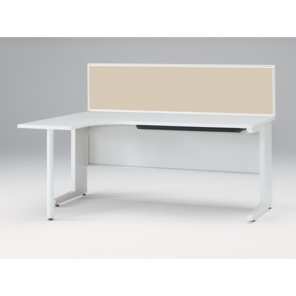 CZR Type S L型オペレーションデスク机上フロントパネル W1800用 机上450 布地C CZR-184KBC-9F6 ［W9×グレイッシュブラウン］