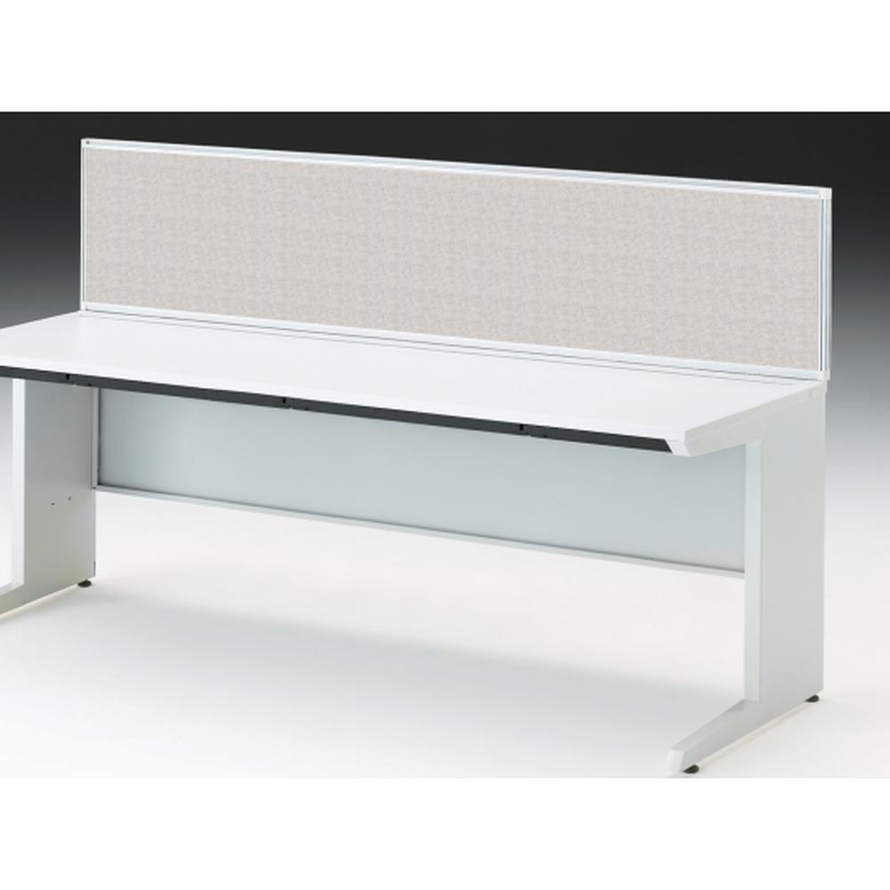 CZRデスク 机上フロントパネル W1800用 机上450 不織布FY CZR-184WBY-9C7 ［W9×ホワイトグレー］