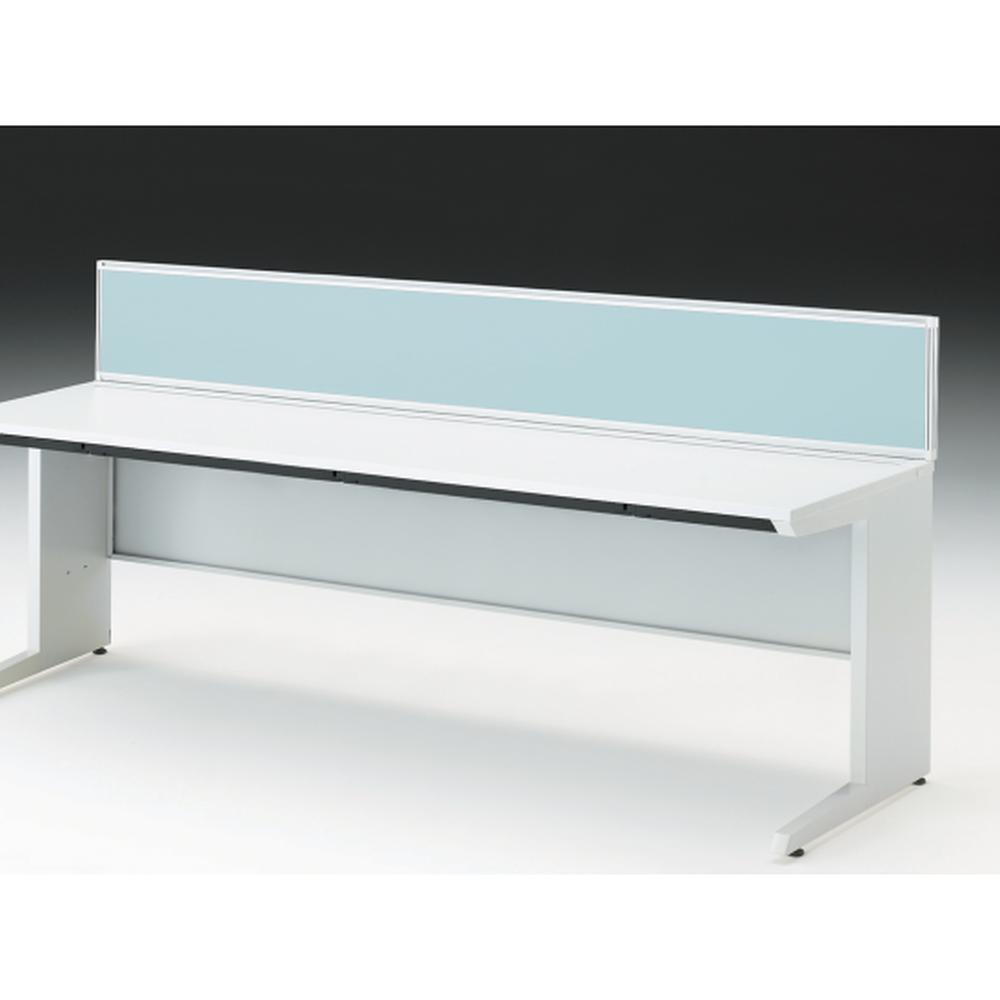 CZRデスク 机上フロントパネル W2000用 机上320 布地FR CZR-203WBR-9S4 ［W9×ターコイズブルー］