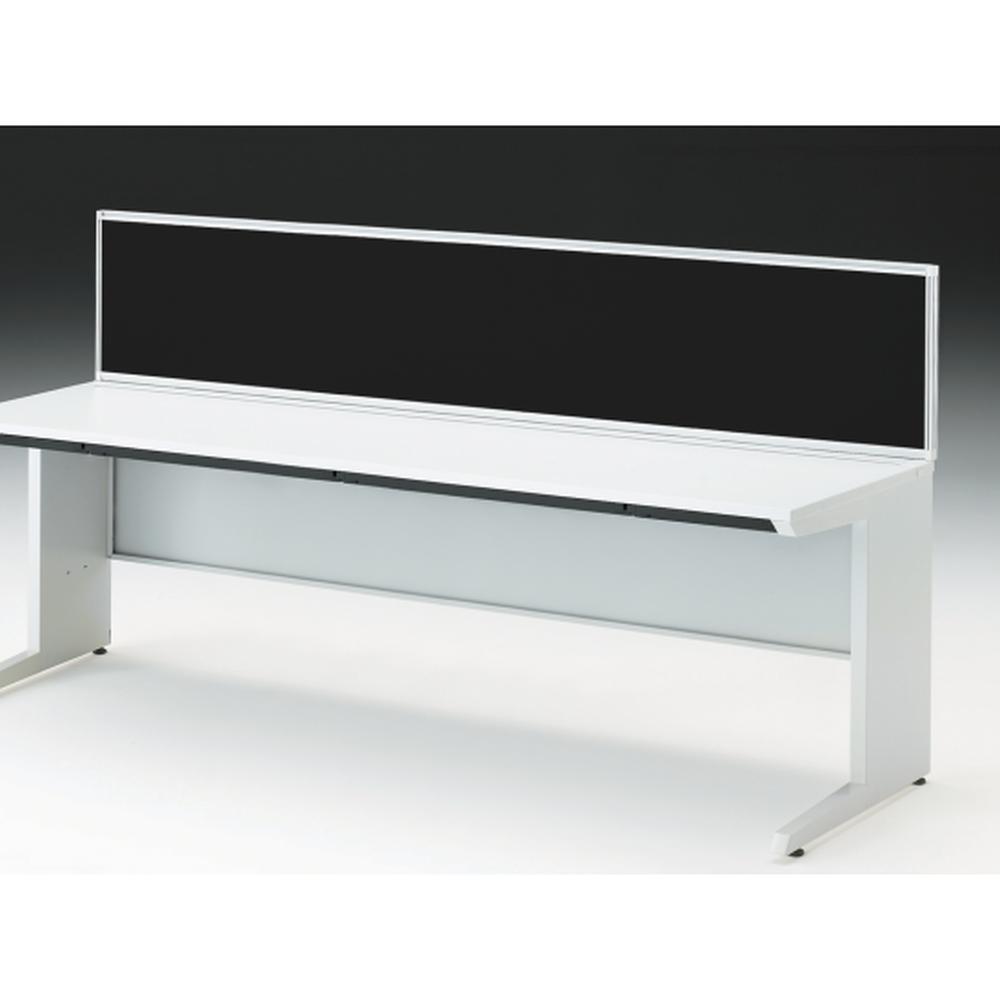 CZRデスク 机上フロントパネル W2000用 机上450 布地FR CZR-204WBR-9W2 ［W9×オフブラック］