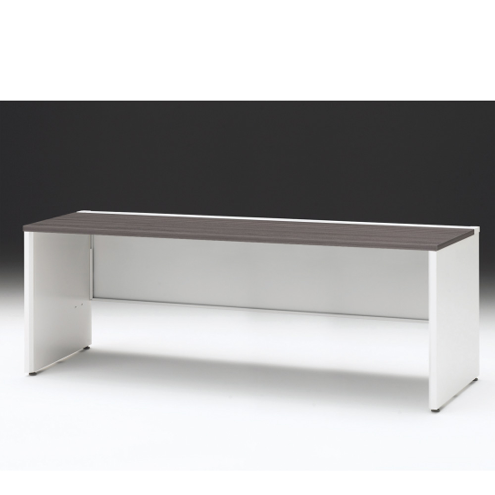 CZRデスク 平机 CZR-207JAPC-981 センター引出しなし パネル脚 W2000× D700 [ 本体: ホワイトW・天板: 81 / アッシュドオークD]