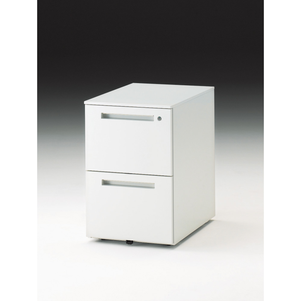 CZR オプション ワゴン A4・2段  ( レギュラータイプ )  CZR-046MDCB-W9   [W9 /ホワイトW ]