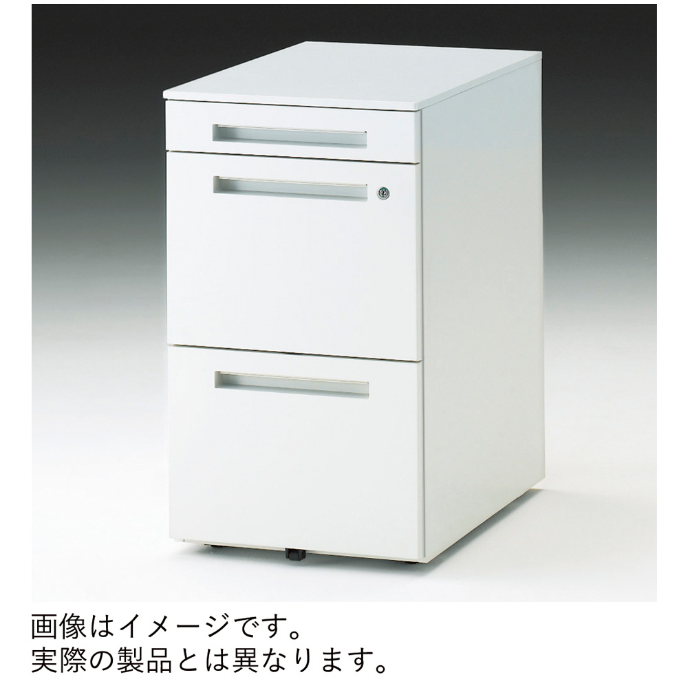 CZR オプション ワゴン A4・2段  深型ペントレイ引出し ( ロングタイプ )  CZR-047MRCSB-T1 キャスターロック付  [T1 /ブラックT ]