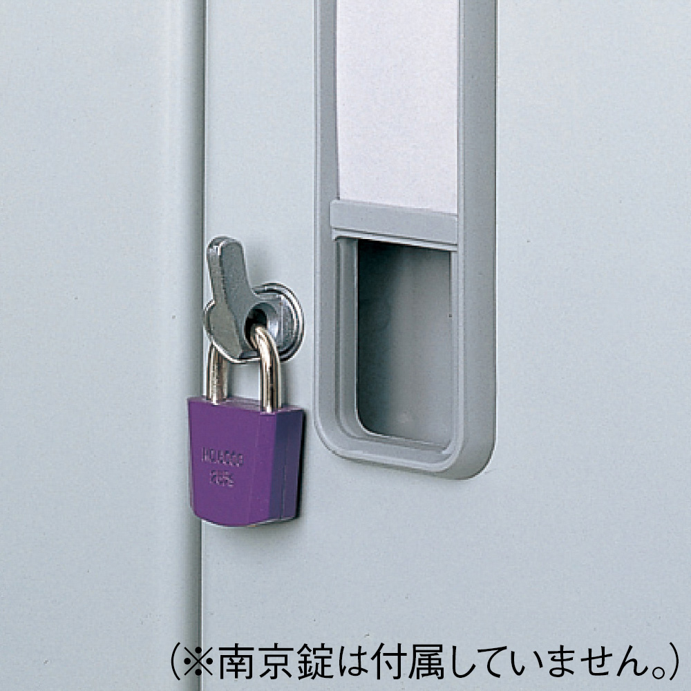 多人数ロッカー 9人用 南京錠型 HDT-3333NL-WE [ ホワイトグレー ]