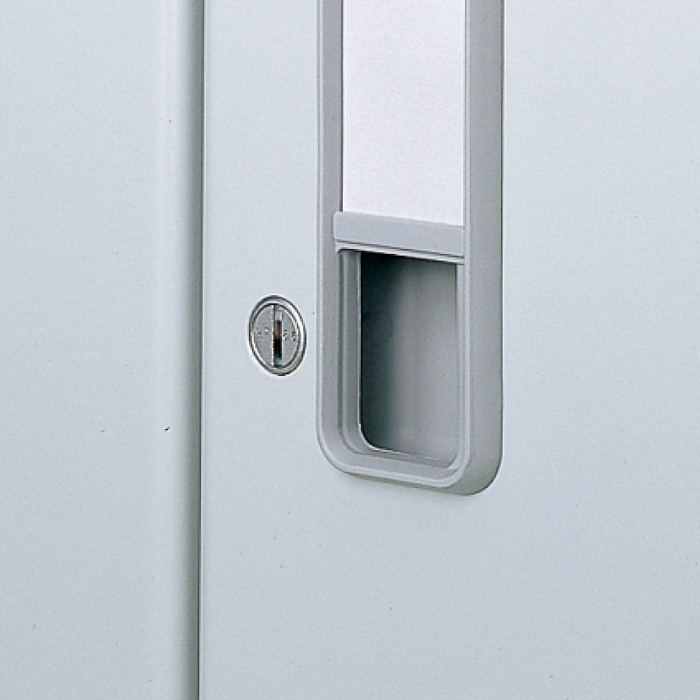 多人数ロッカー 6人用 シリンダー錠型 HDT-6332SL-WE [ ホワイトグレー ]