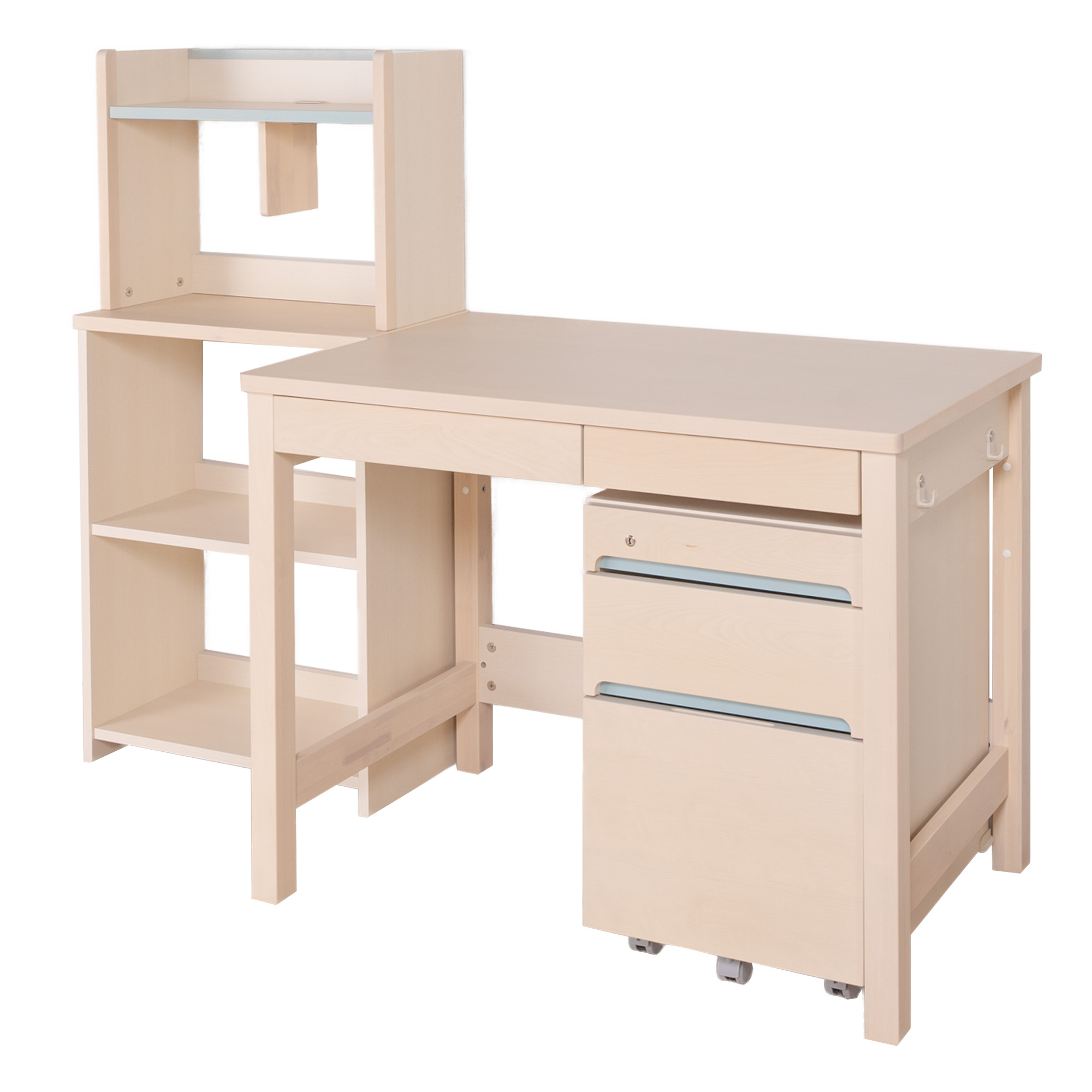 学習机セット（ジョイカラー JC ユニットデスク JC-S62BU+KS32-5TR）［ ブルー ］Bセット