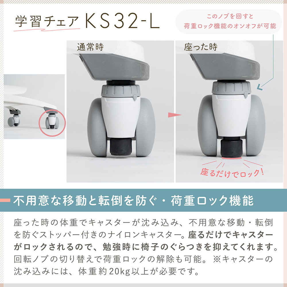 回転チェア KS32-L（PVCレザータイプ） KS32-L-7NY [ネイビー ]