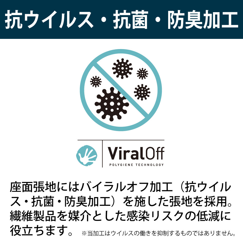 サポートスツールS PCK-600PVP-W9N3 ゴム単輪キャスター 張地:PV張地（VIRALOFF） [  ボディーカラー: W9 / ホワイトW ・ 張地カラー: N3 / ライトインディゴ ]