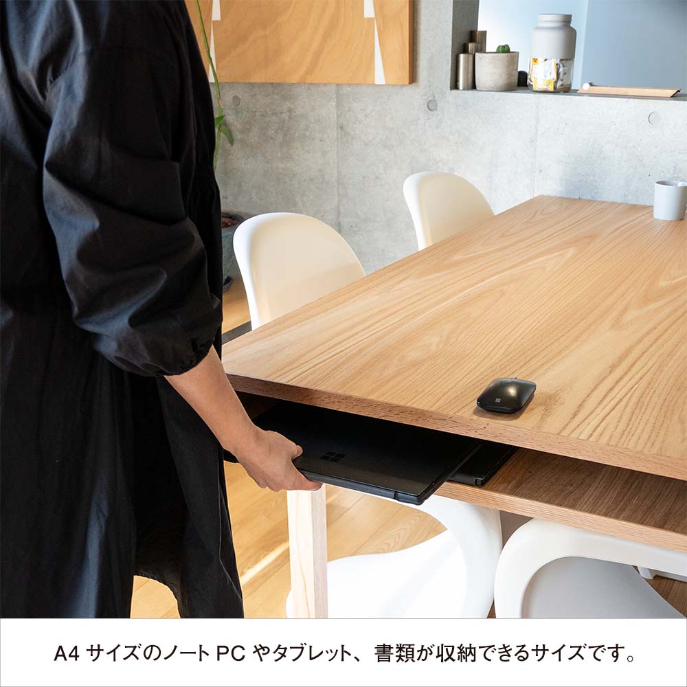 akel; DINING TABLE（ アケルダイニングテーブル）YAK YAK-DT1550-NA [ ナチュラル ]