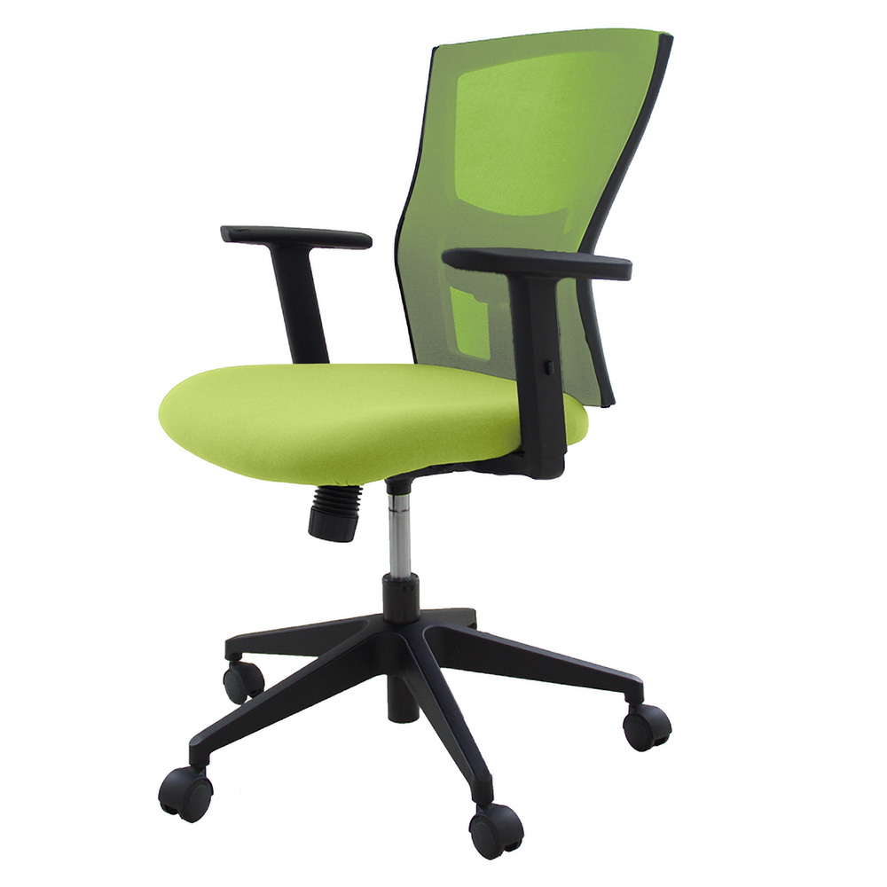 サリダチェア （ SALIDA CHAIR ） YL5 可動肘付 背メッシュ YL5-LG-AEL ［ ライムグリーン ］