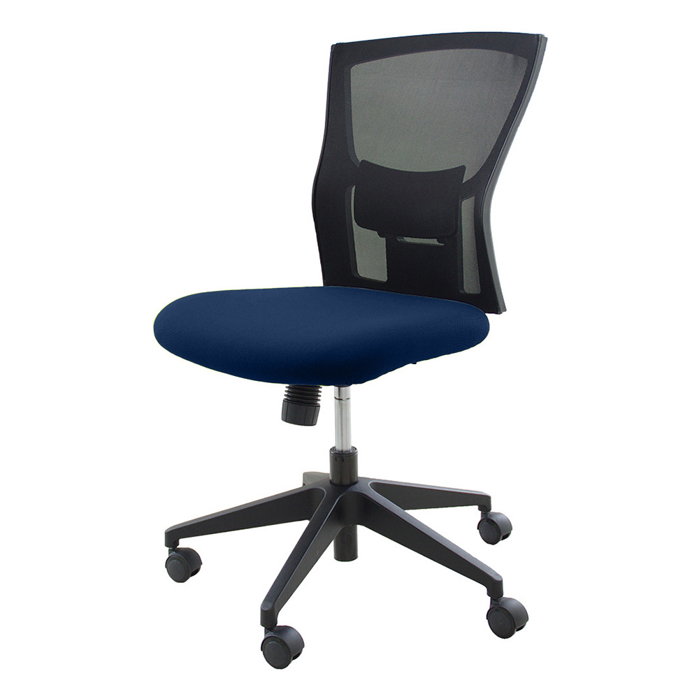 サリダチェア （ SALIDA CHAIR ） YL5 肘なし 背メッシュ YL5-NYBL ［ ネイビー / ブラック ］