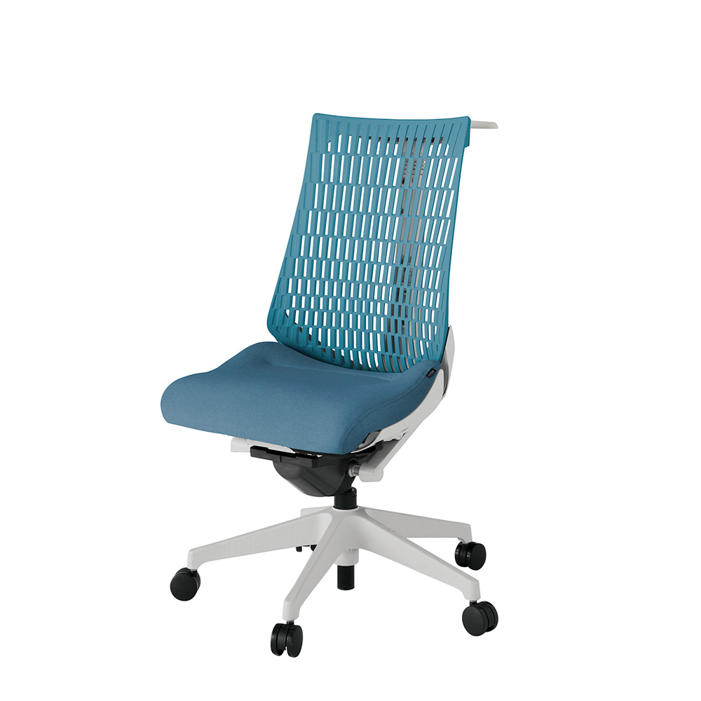 アクト2 KJ440SAHGNB4A4 エラストマバック テクスチャード ハンガーナイロンキャスター[ ベースカラー: GN 張地カラー: B4A4 / ブルー  ]