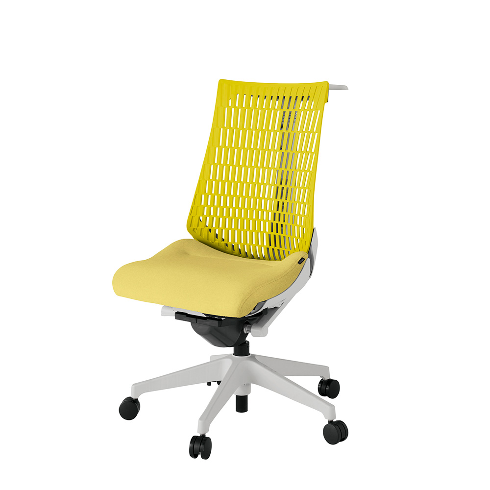 アクト2 KJ440SAHGNU6U5 エラストマバック テクスチャード ハンガーナイロンキャスター[ ベースカラー: GN 張地カラー: U6U5 / イエロー  ]