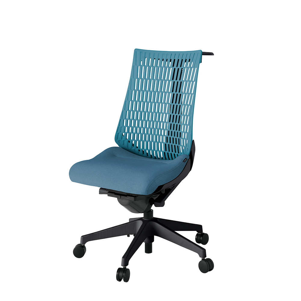 アクト2 KJ440SAHT1B4A4 エラストマバック テクスチャード ハンガーナイロンキャスター[ ベースカラー: T1 張地カラー: B4A4 / ブルー  ]