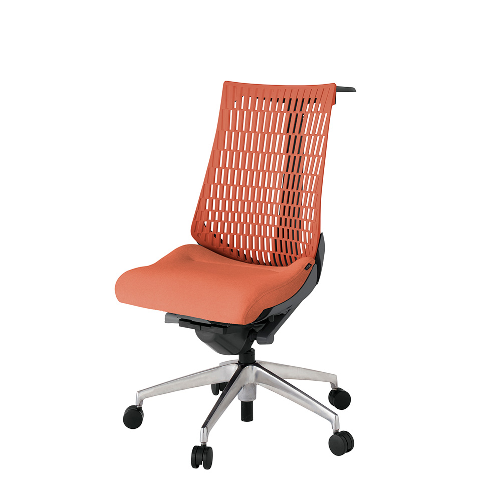 アクト2 KJ440SAHZDD4D4 エラストマバック テクスチャード ハンガーナイロンキャスター[ ベースカラー: ZD 張地カラー: D4D4 / パーシモオレンジ  ]