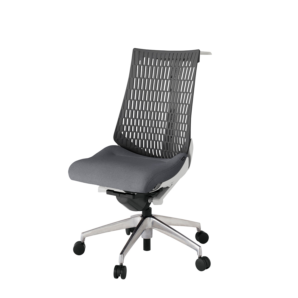 アクト2 KJ440SAHZNT3W2 エラストマバック テクスチャード ハンガーナイロンキャスター[ ベースカラー: ZN 張地カラー: T3W2 / ダークグレー  ]