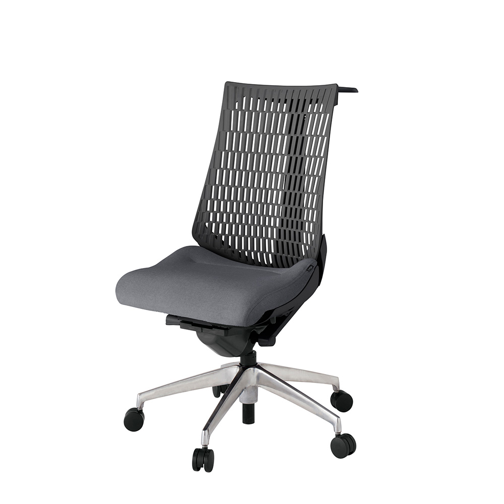 アクト2 KJ440SAHZTT3W2 エラストマバック テクスチャード ハンガーナイロンキャスター[ ベースカラー: ZT 張地カラー: T3W2 / ダークグレー  ]