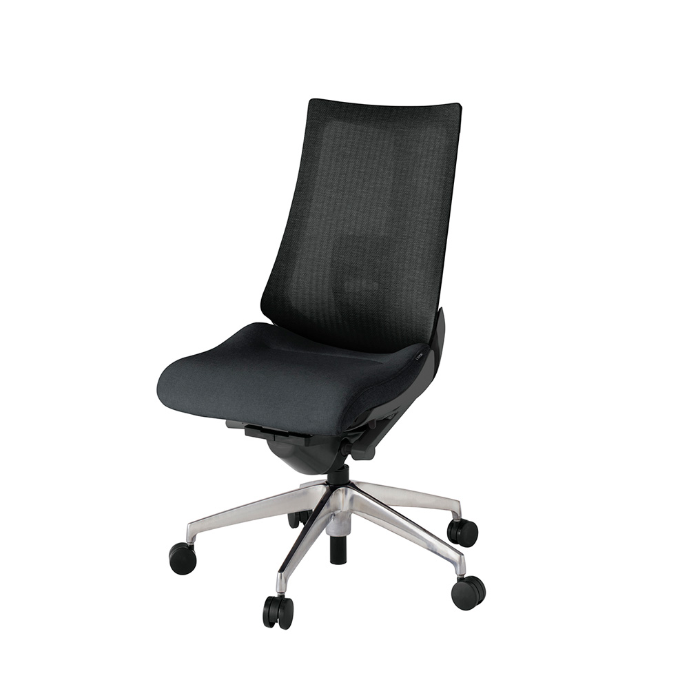 アクト2 KJ-450JE-ZDT1 メッシュバック テクスチャード ランバーサポート ナイロンキャスター[ ベースカラー: ZD 張地カラー: T1 / ブラック  ]