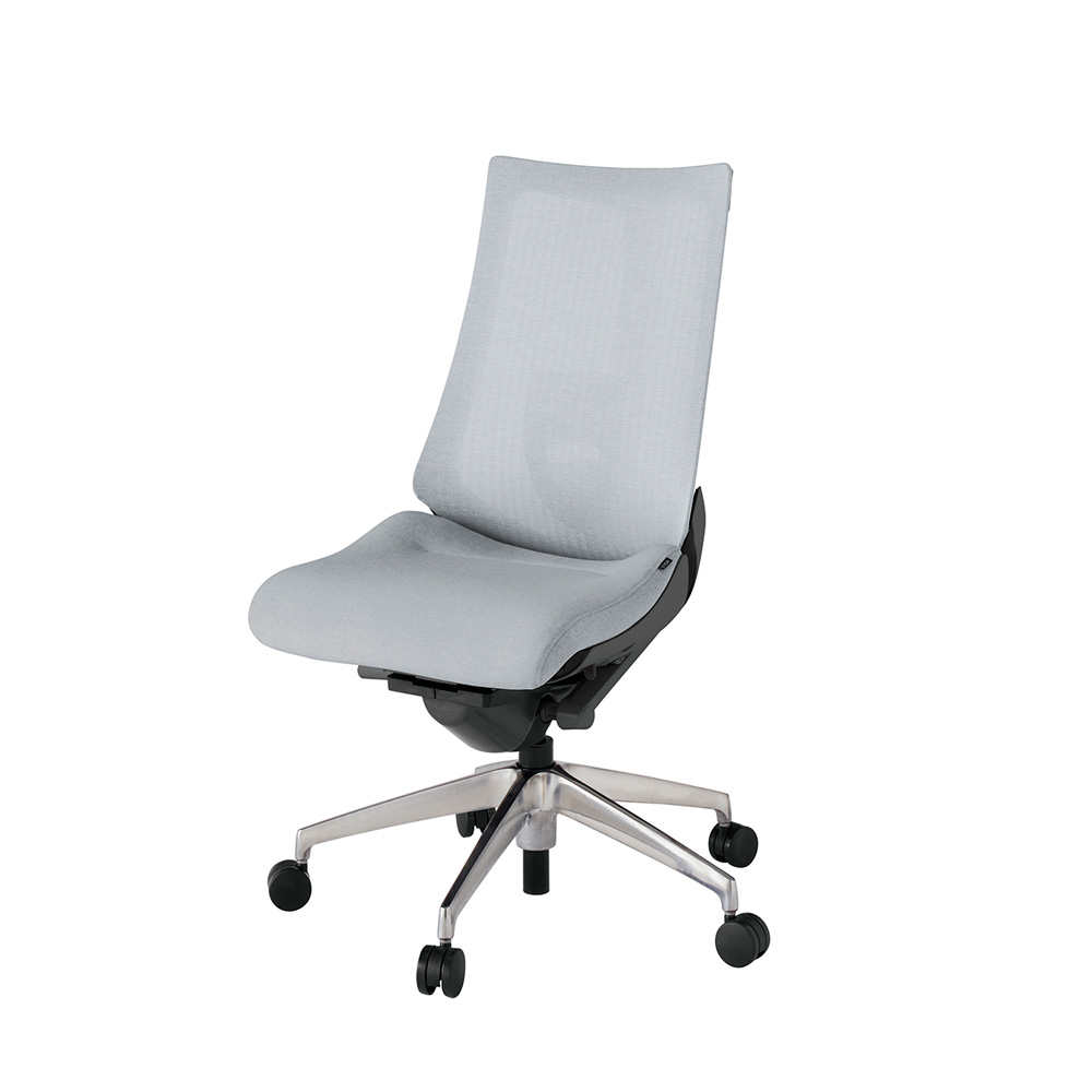 アクト2 KJ-450JE-ZDT7 メッシュバック テクスチャード ランバーサポート ナイロンキャスター[ ベースカラー: ZD 張地カラー: T7 / ホワイトグレー  ]