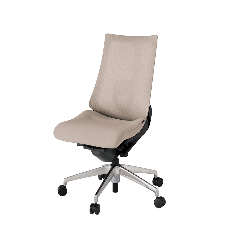 アクト2 KJ-450JE-ZTF6 メッシュバック テクスチャード ランバーサポート ナイロンキャスター[ ベースカラー: ZT 張地カラー: F6 / グレイッシュブラウン  ]