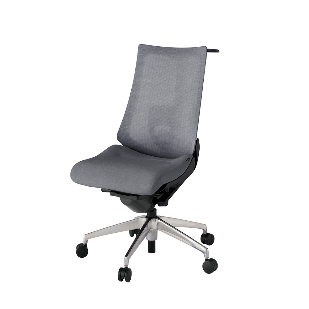 アクト2 KJ-450JEH-ZTT3 メッシュバック テクスチャード ランバーサポート ハンガーナイロンキャスター[ ベースカラー: ZT 張地カラー: T3 / ダークグレー  ]