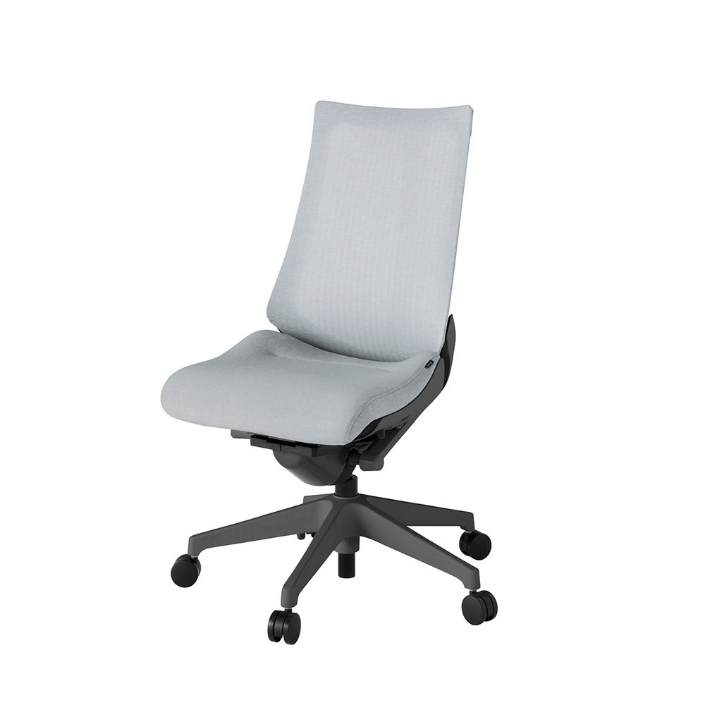アクト2 KJ-470JE-W2T7 メッシュバック テクスチャード ナイロンキャスター[ ベースカラー: W2 張地カラー: T7 / ホワイトグレー  ]