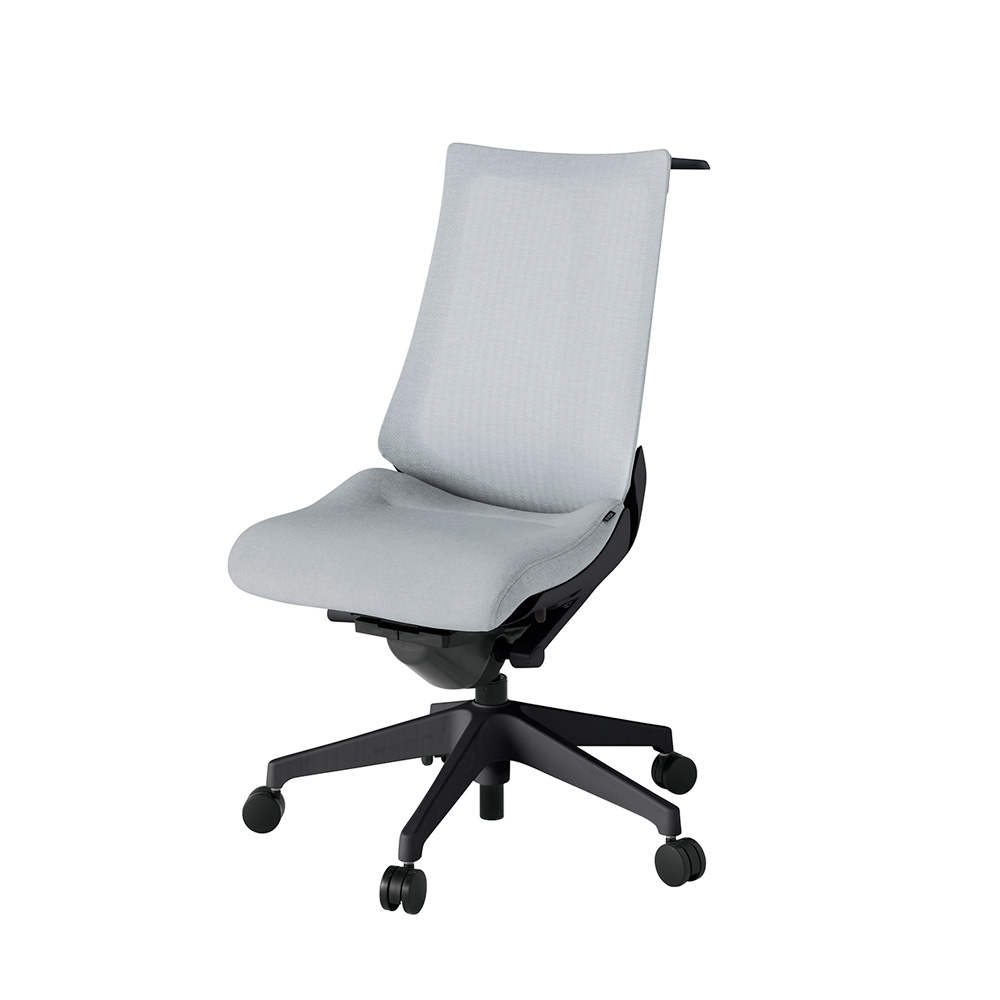 アクト2 KJ-470JEH-T1T7 メッシュバック テクスチャード ハンガーナイロンキャスター[ ベースカラー: T1 張地カラー: T7 / ホワイトグレー  ]