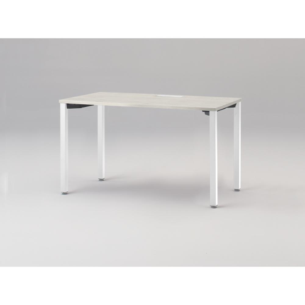 アクトリンク パーソナルテーブル アジャスター脚 W1200×D600×H720　JP-1206HWA-WH　［WH：天板 61/アッシュドパインL×脚 W9/ホワイトW］