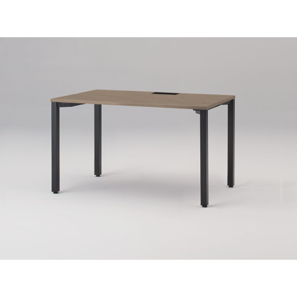 アクトリンク パーソナルテーブル アジャスター脚 W1200×D700×H720　JP-1207HWA-TM　［TM：天板 71/アッシュドオークＭ×脚 T1/サテンブラックT］
