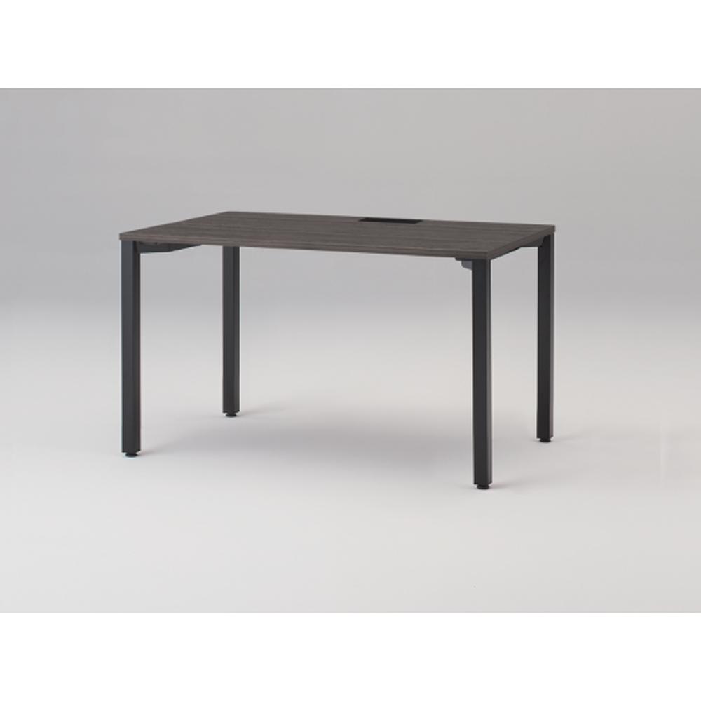 アクトリンク パーソナルテーブル アジャスター脚 W1200×D700×H720　JP-1207HWA-TR　［TR：天板 81/アッシュドオークD×脚 T1/サテンブラックT］
