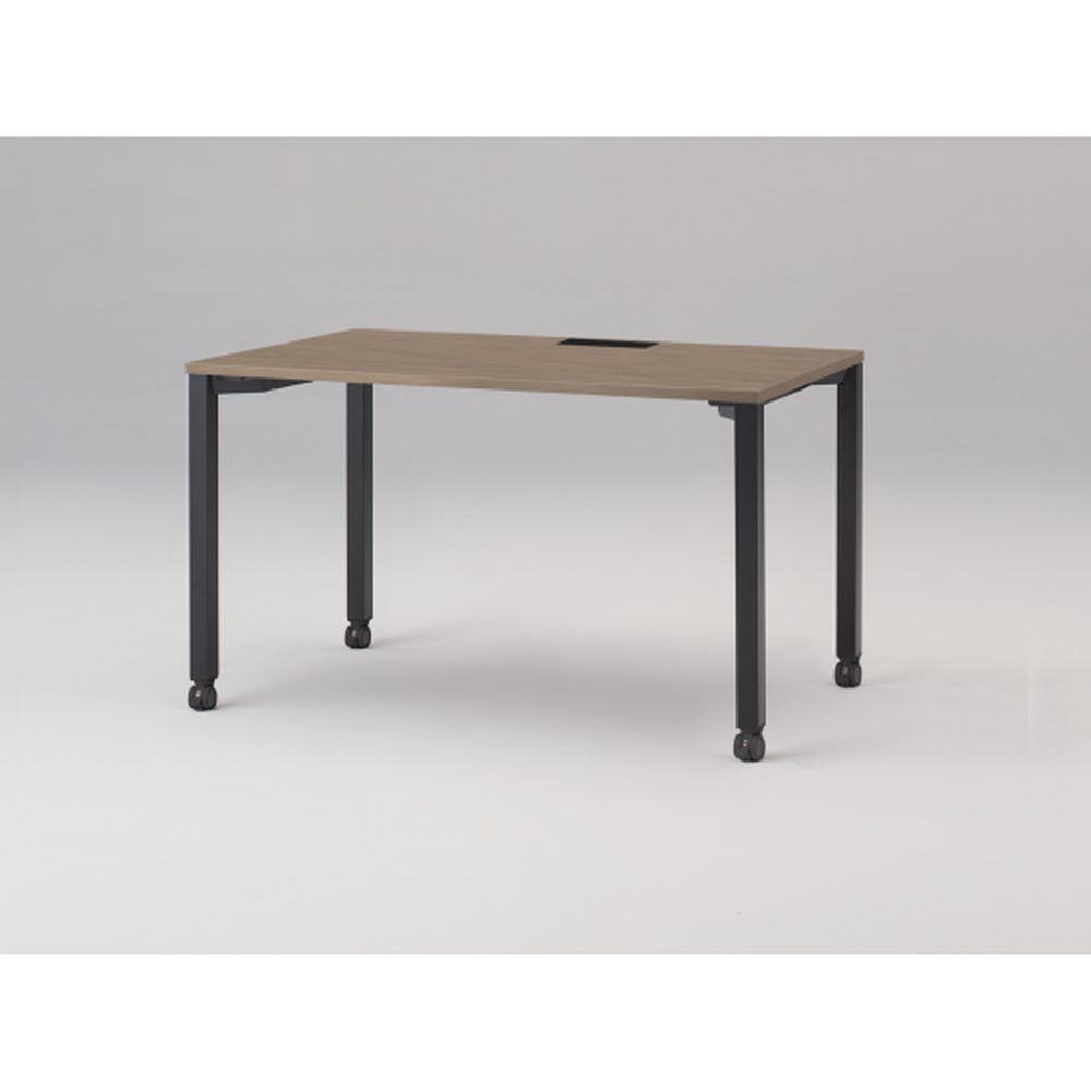 アクトリンク パーソナルテーブル キャスター脚 W1200×D700×H720　JP-1207HWC-TM　［TM：天板 71/アッシュドオークＭ×脚 T1/サテンブラックT］