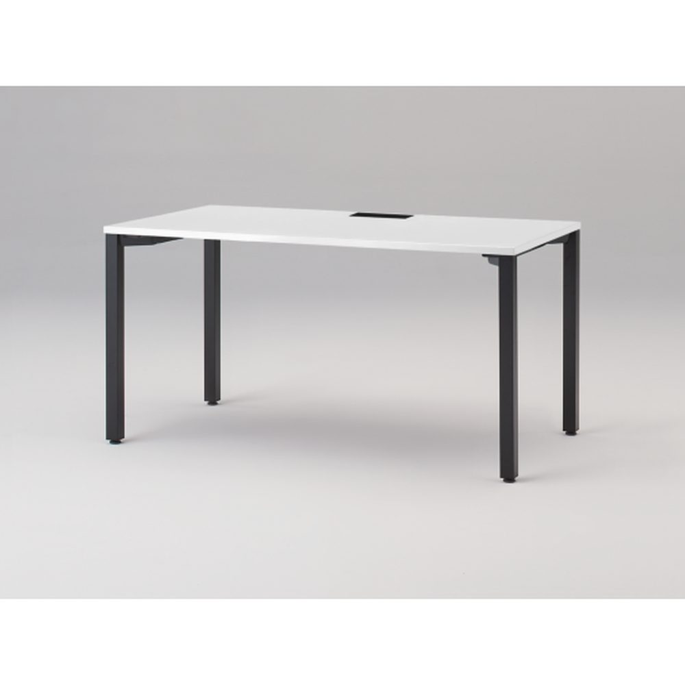 アクトリンク パーソナルテーブル アジャスター脚 W1400×D700×H720　JP-1407HWA-TL　［TL：天板 W9/ホワイトW×脚 T1/サテンブラックT］